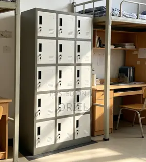 Office Cabinet : 15-Compartment Office Locker.