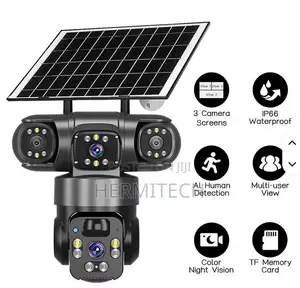 4G Smart PTZ Camera With 360° View – Outdoor Security Monitoring