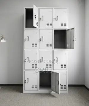 Office Cabinet : 12-Locker File Cabinet