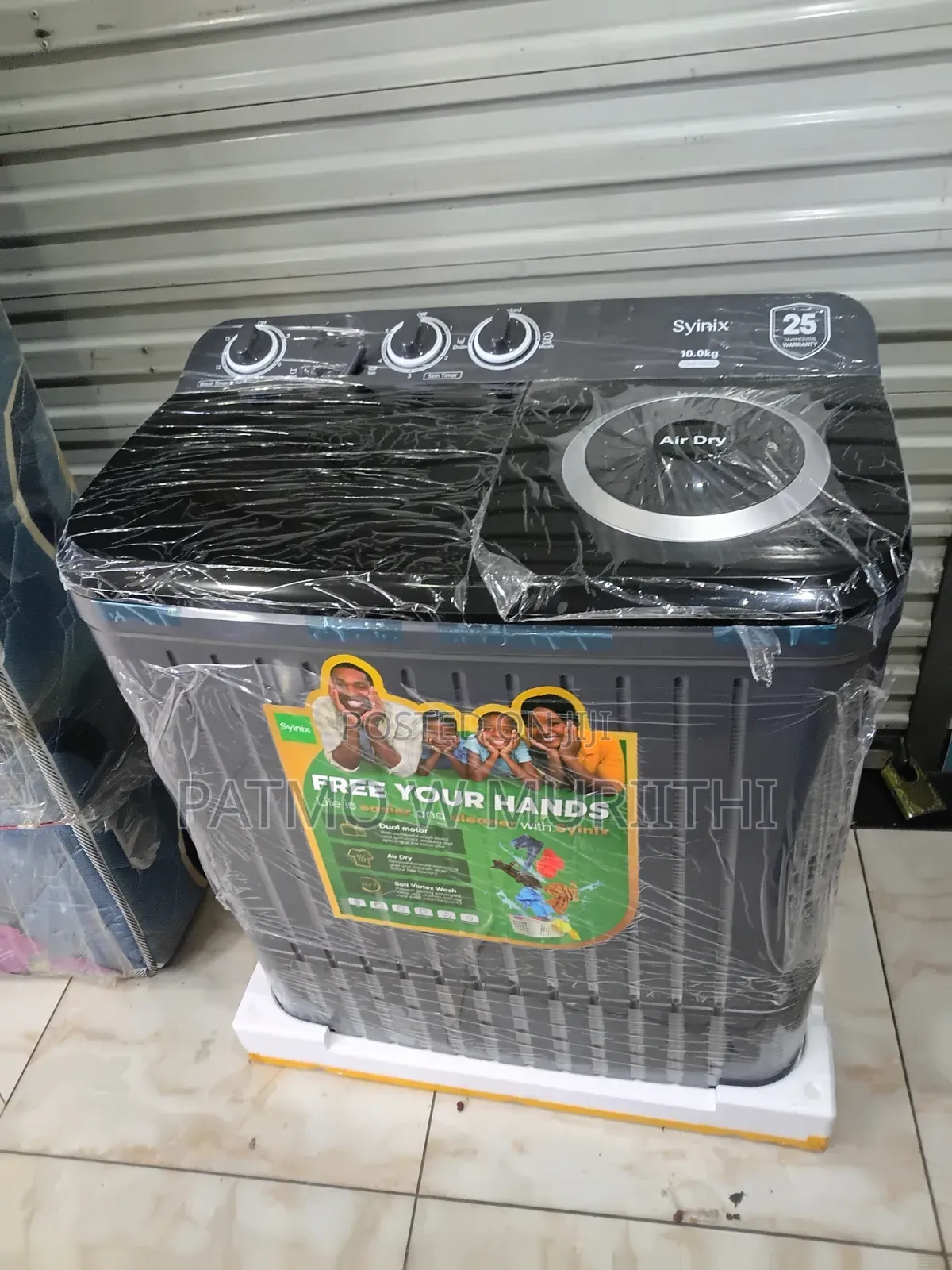 Syinix 10kg Twin-Tub Washing Machine