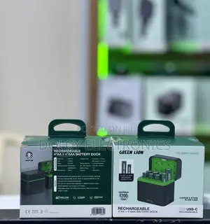 Green Lion Rechargeable 4*AA Battery Dock