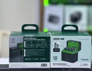 Green Lion Rechargeable 4*AA Battery Dock