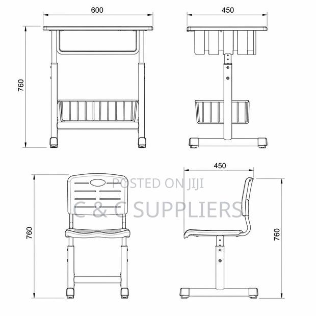 Children Training Desk Chair Set - thumbnail 6