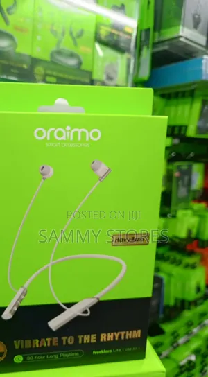 Oraimo Necklace Lite Bluetooth Earphones With Deep Bass