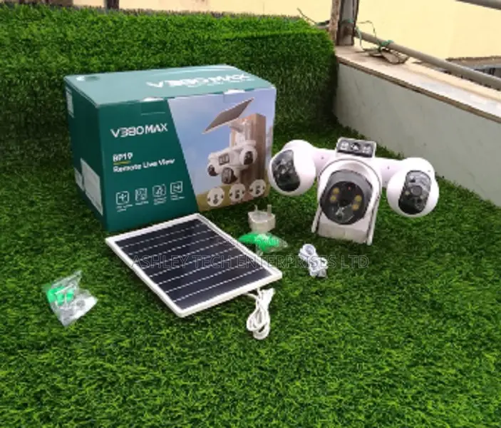4g 4-Lens V380 Max Bp19 Solar PTZ CCTV Camera