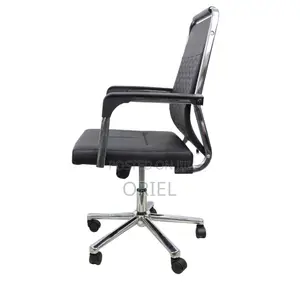 High-Back Leather Office Seat : Professional Faux Leather Desk Chair