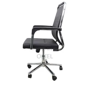 High-Back Leather Office Seat : Professional Faux Leather Desk Chair