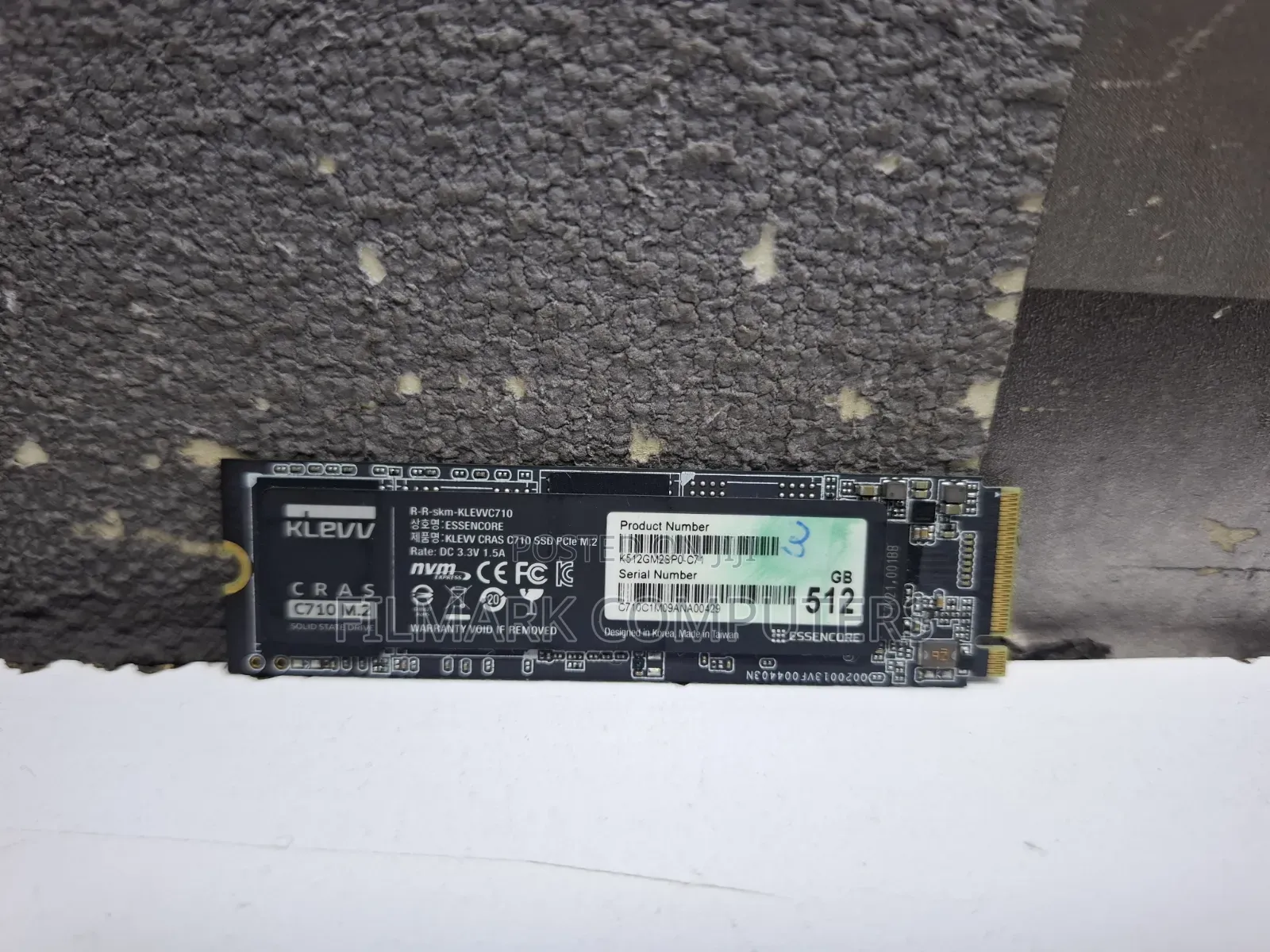 Klevv CRAS C710 Internal SSD M.2 PCIe Gen 3×4 NVMe 2280 512GB