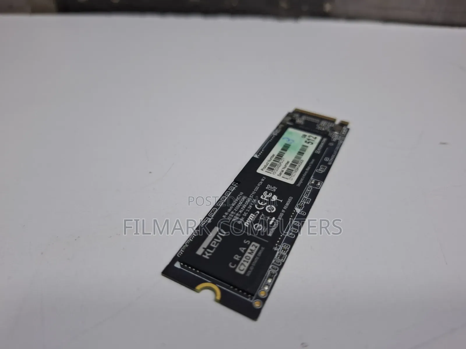 Klevv CRAS C710 Internal SSD M.2 PCIe Gen 3×4 NVMe 2280 512GB