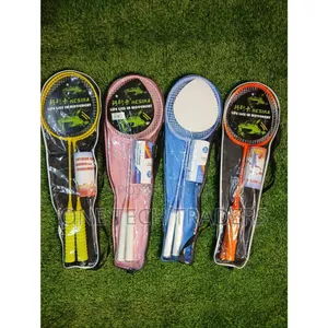 Badminton Rickets Pair+shuttle Cock+ Free Bag