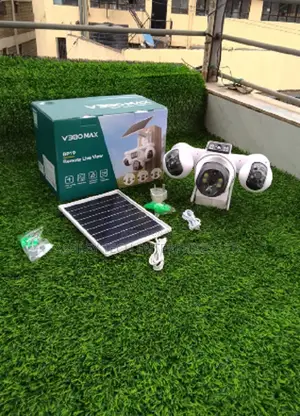 V380 Max BP19 4G Solar PTZ Camera – 4 Lens