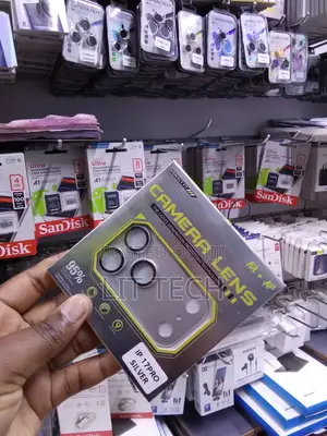 Silver iPhone 17Pro Camera Lens Protector With Anti-Reflective Coating