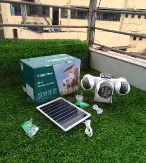 Smart 4G 4-Lens Solar PTZ Security Camera