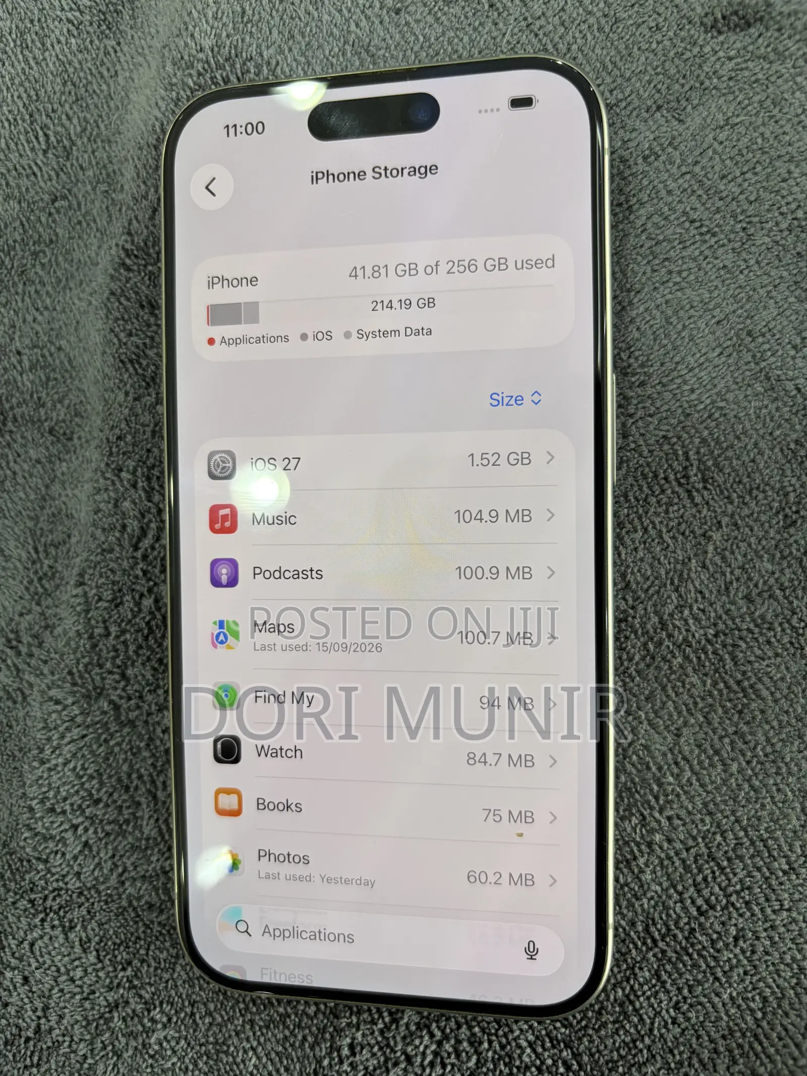 Apple iPhone 15 Pro 256 GB Silver