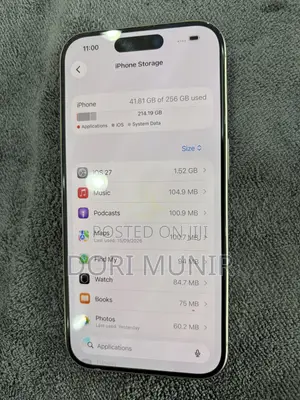 Apple iPhone 15 Pro 256 GB Silver
