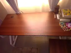 1.4 Meters Metallic Study Table With Side Drawer