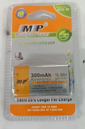 Mp 9v Rechargeable Battery