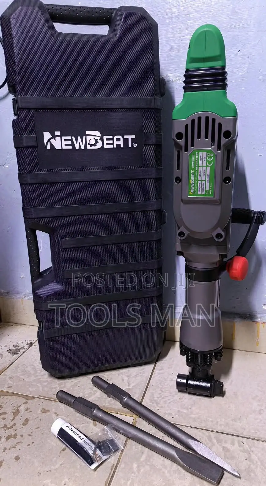 Newbeat 1950W Heavy-Duty Demolition Hammer – Brand New Demolisher