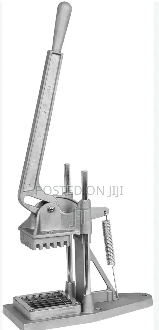 Heavy-Duty Manual Commercial Potato Chip Cutter With a Lever Mechanism