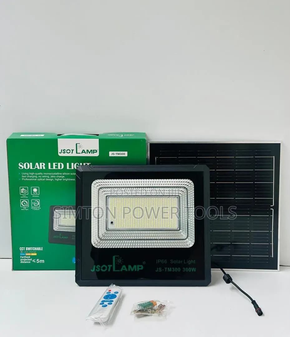 JSOT Lamp JS-TM300 300W Solar LED Flood Light.