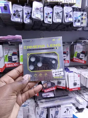Camera Lens Protector for the iPhone 17 Pro Max in Black Color