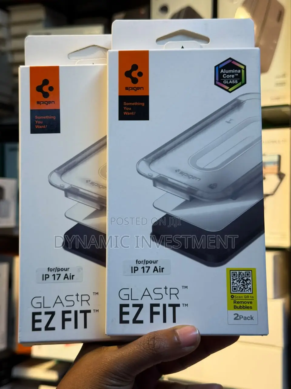 iPhone 17 AIR Spigen AUTO Fit Tempered Glass Screen Protector - 2 Pack