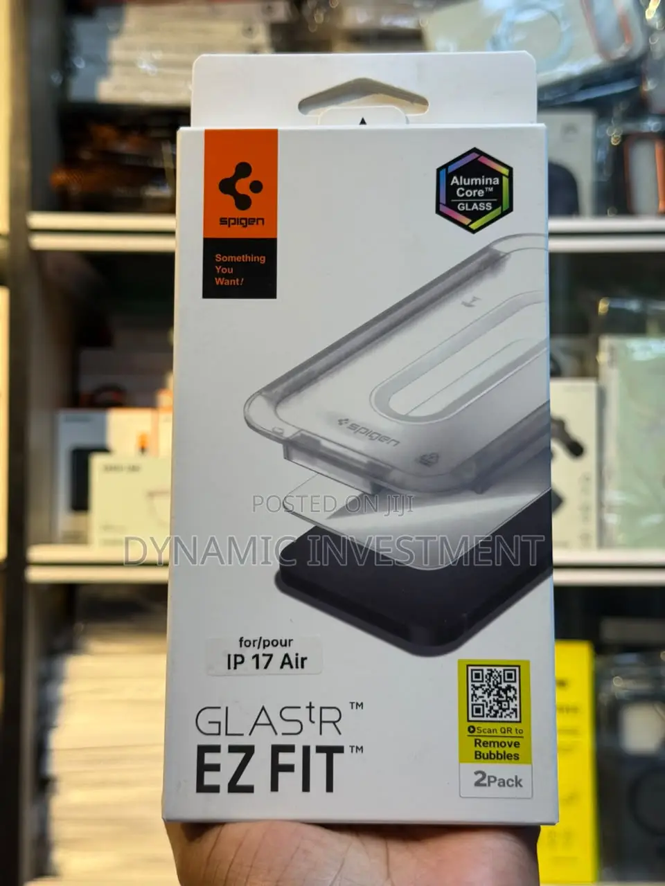 iPhone 17 AIR Spigen AUTO Fit Tempered Glass Screen Protector - 2 Pack