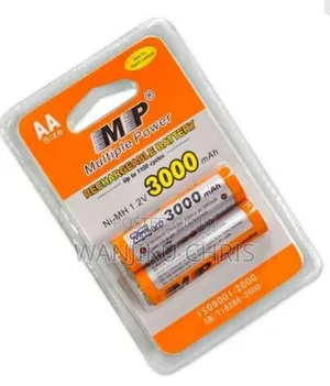 AA Rechargeable Battery 2 Pairs Plus Charger