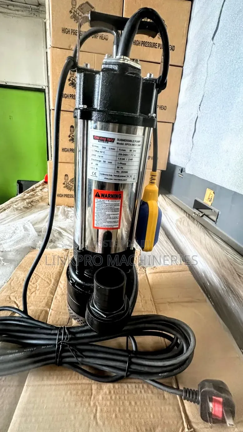 Golong Italy 2hp Shallow Well Submersible Pump Single Phase