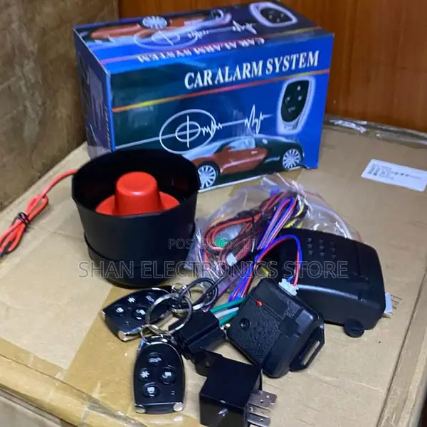 Universal Car Alarm Security With Cut Off Anti-Theft With 2 Remotes