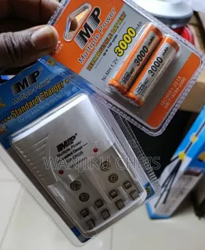 Mp Charger Plus a Pair of Rechargeable Battery