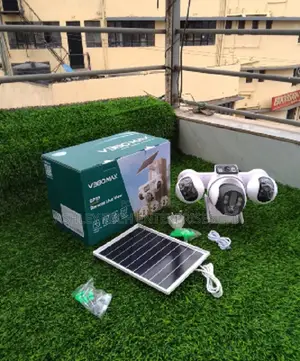 4-Lens 4G Solar Powered PTZ CCTV Security Camera