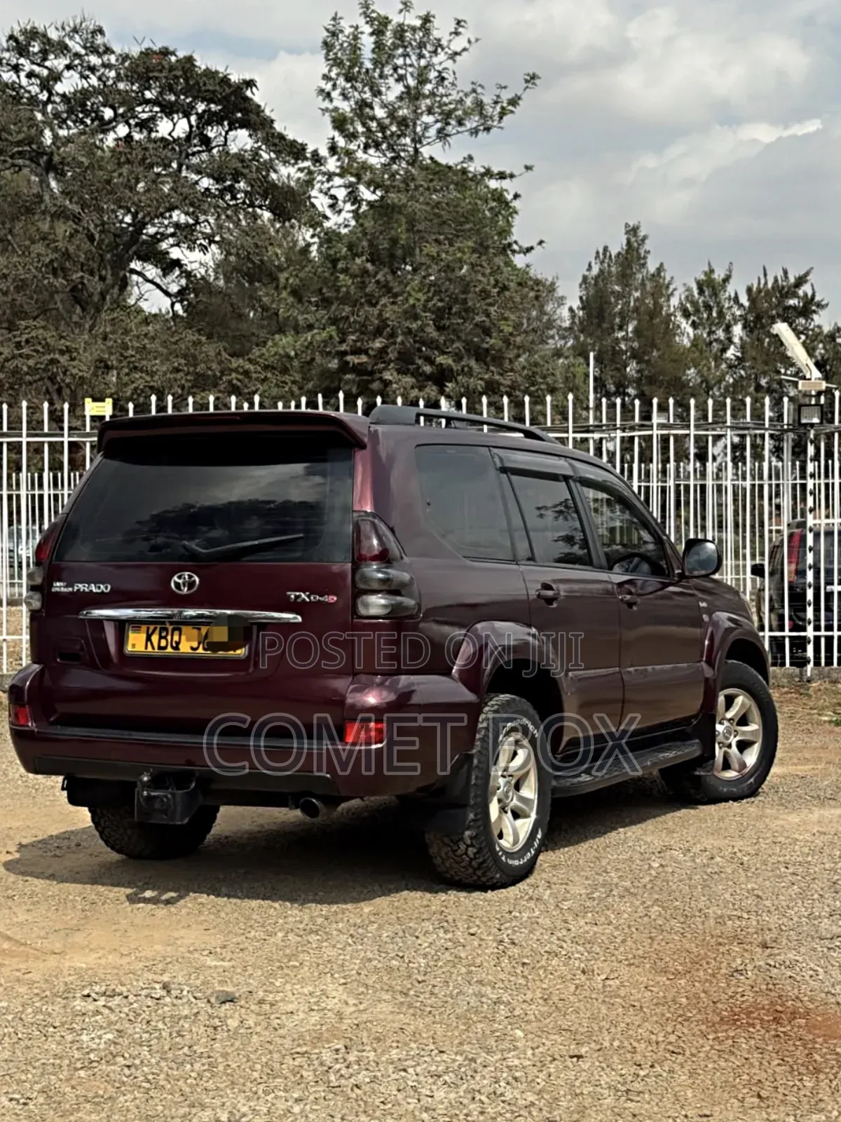Toyota Land Cruiser Prado 3.0 D-4D 5dr 2004 Maroon