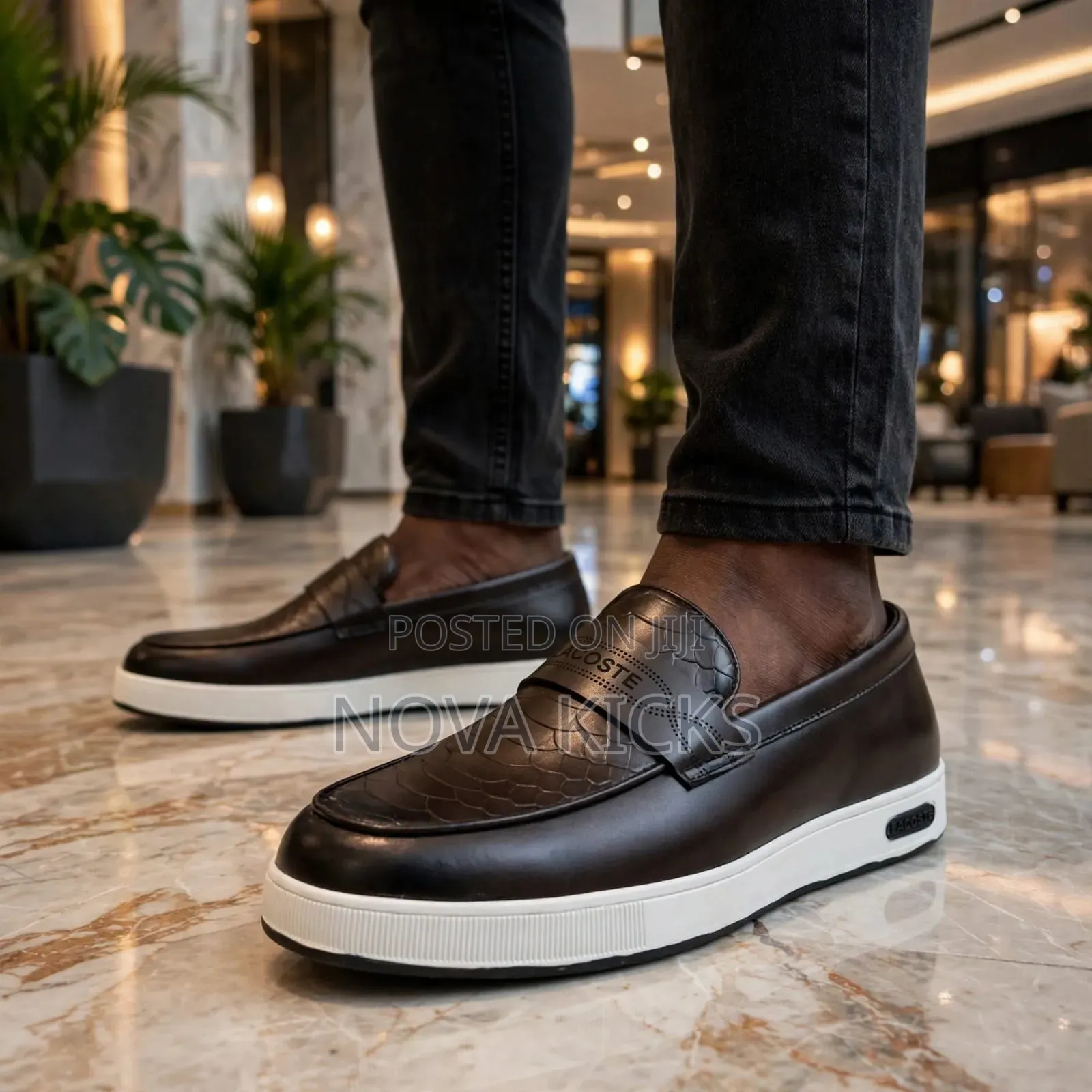 Lacoste Casual Loafers Coffee
