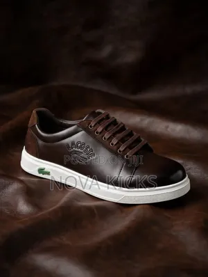 Lacoste Lace Up Casual Coffee