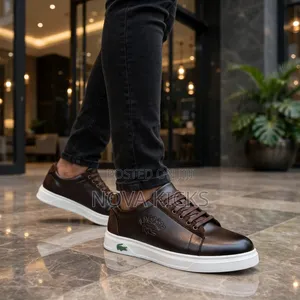 Lacoste Lace Up Casual Coffee