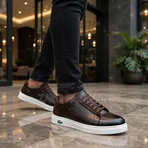 Lacoste Lace Up Casual Coffee