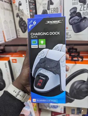 Dobe - PS5 Charging Station, Controller Charger Remote, 2 Charge Dock