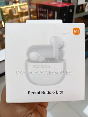 XIAOMI Redmi Buds 6 Lite, Earbuds 45mAh Battery Charging Case.
