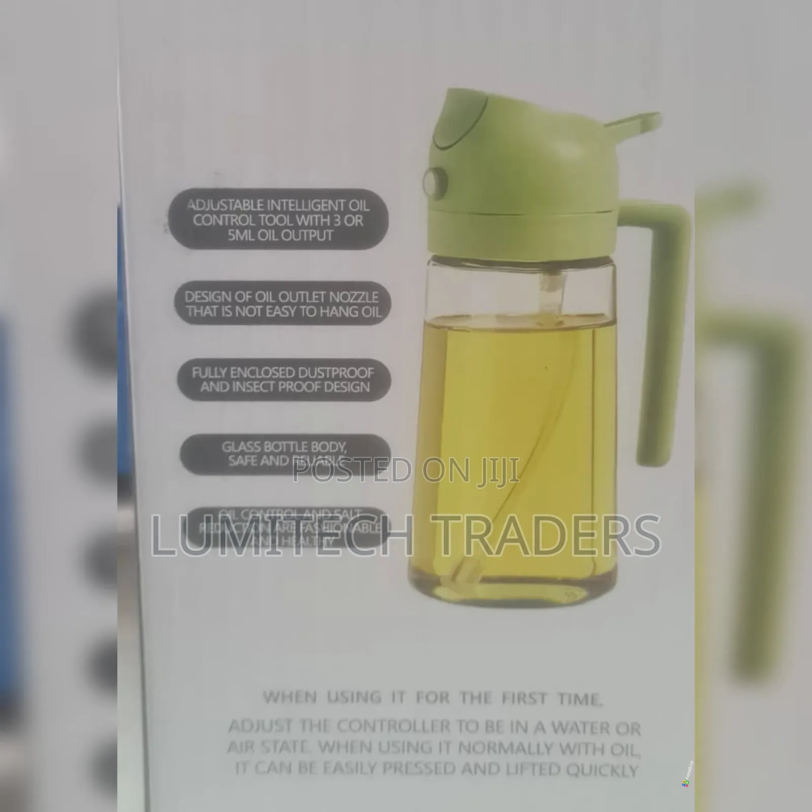 2in1 Oil Bottle Sprayable and Pourable
