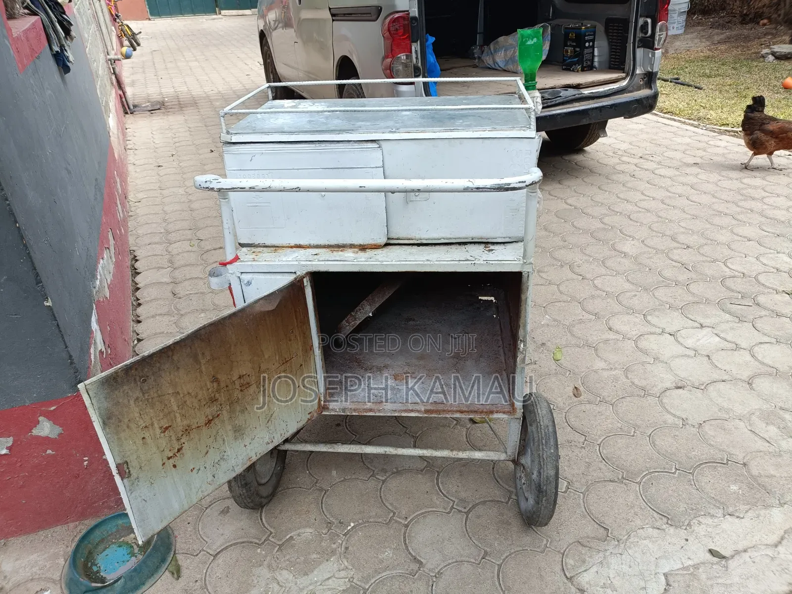 Egg and Smokies Trolley