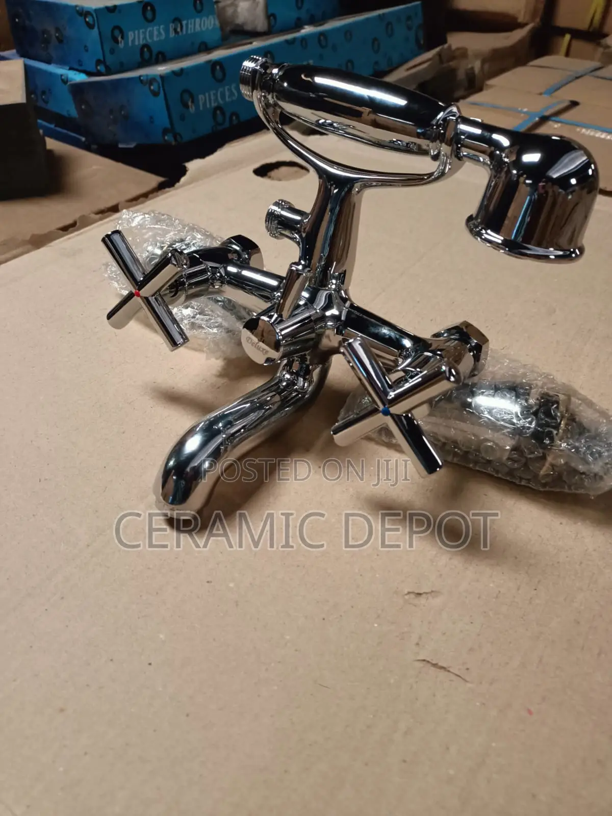 Tap - Euro Deluxe Bath Mixer Cross Head - Cv4009c