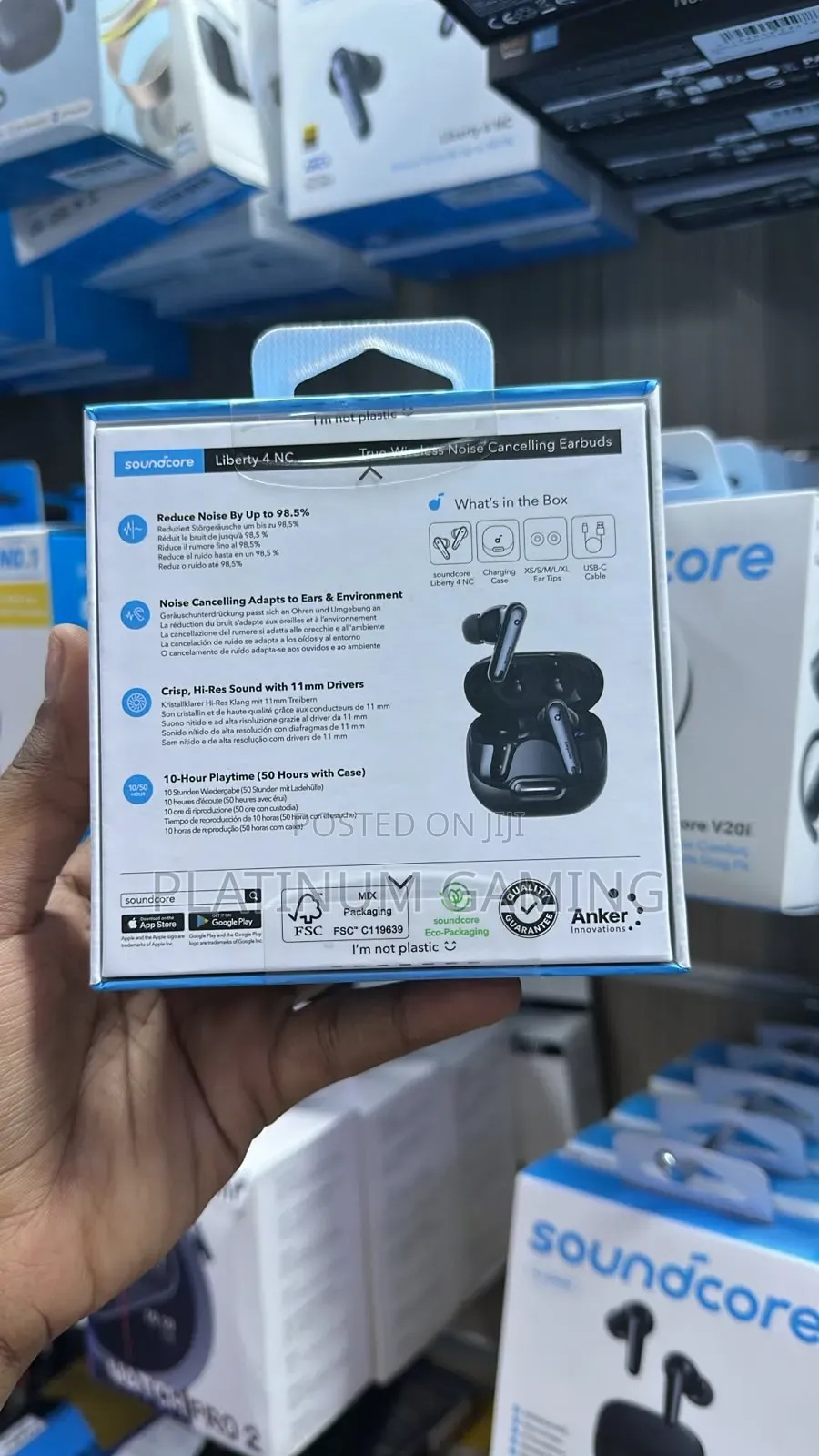 Anker Soundcore Liberty 4 NC Earbuds 98.5% Noise Cancel Hi-Res Audio