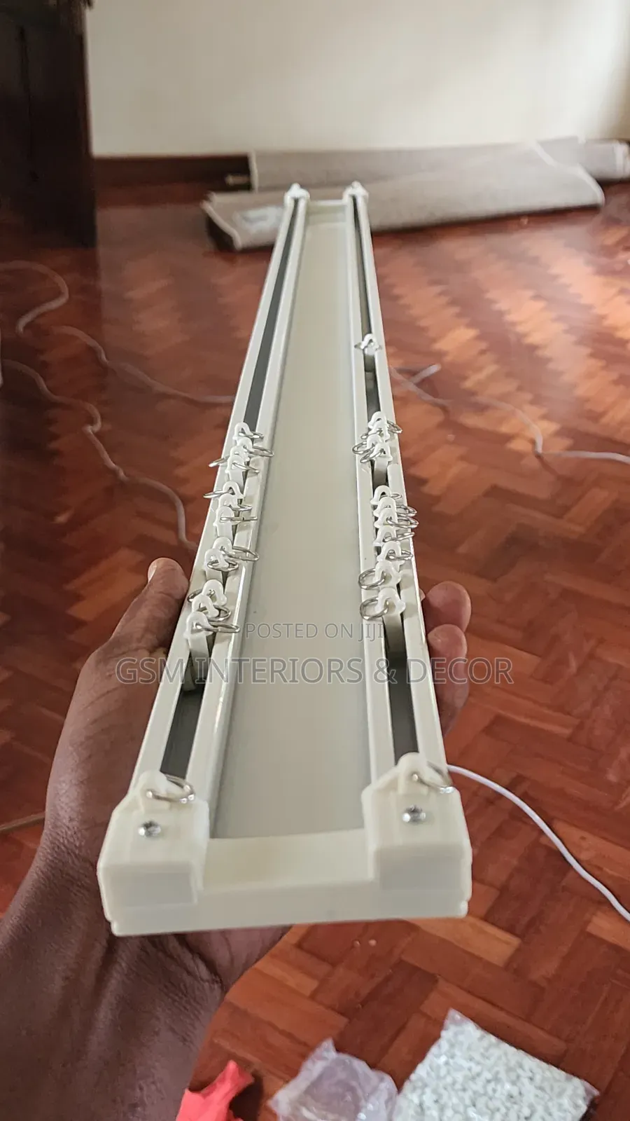 Aluminium Curtain Rails Fouble and Non Flexing in Meters