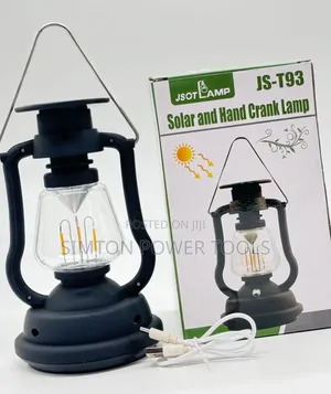 JSOT Lamp JS-T93 Solar and Hand Crank Lantern,