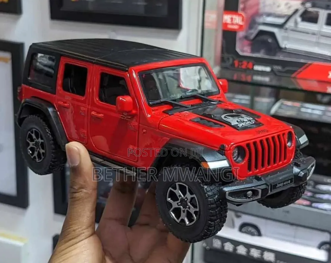 Premium 1:24 Scale Jeep Wrangler Rubicon Die-Cast Model Car in Kenya