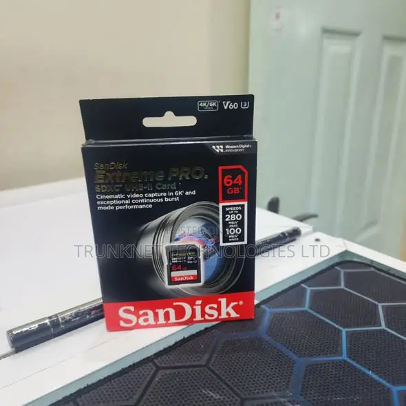 Sandisk Extreme Pro SDXC Uhs-I Memory Card 64gb