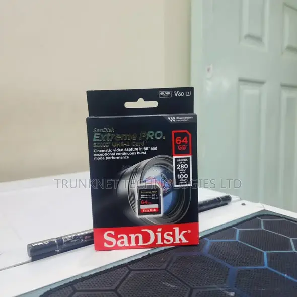 Sandisk Extreme Pro SDXC Uhs-I Memory Card 64gb