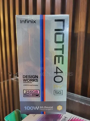 New Infinix Note 40 Pro Plus 5G 256 GB Black