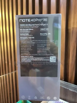 New Infinix Note 40 Pro Plus 5G 256 GB Black